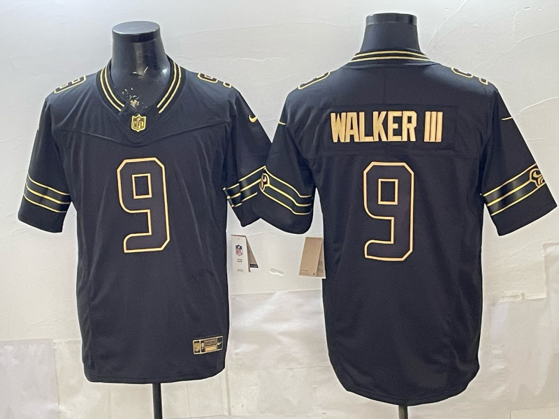 Men Seattle Seahawks #9 Walker iii Black Nike Limited 2026 NFL Jersey 03001